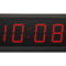 Mobatime DC-57-4_1 indoor digital clock time date temperature black housing