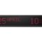 Mobatime DK-57-4-1 indoor digital clock time date weekdays temperature