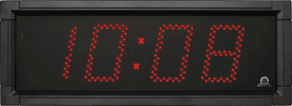 Mobatime DSC-100-4-fi outdoor digital clock time date temperture