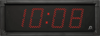 Mobatime DSC-100-4-fi outdoor digital clock time date temperture