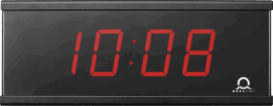 Mobatime ECO-M-DC57-4-fi indoor digital clock black housing