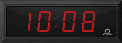 Mobatime DC-57-4_fi indoor digital clock black housing