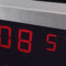 Mobatime SLH-DC57-5 indoor digital clock stainless steel housing