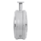 Mobatime Metroline  outdoor analgue clock, side view, metallic case, 