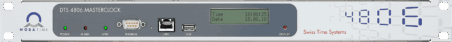 Mobatime DTS 4806.masterclock, front view, Disply Time Date, NTP
